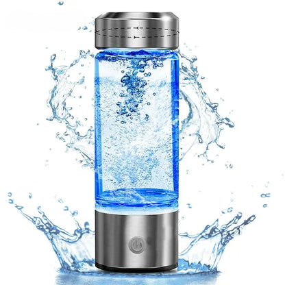 420ml Hydrogen-Rich Water Cup Electric Hydrogen Rich Water Generator Bottle Titanium Quality Filter Portable Antioxidant